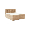 Parkbútor TYP 50 bézs kárpitozott boxspring ágy 140*200