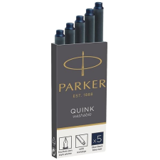 Parker cserepatron, tartós, kékesfekete – 5 darabos csomagolás tollbetét