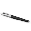 Parker Golyóstoll, 0,7 mm, ezüst színű klip, fekete tolltest, PARKER "Royal Jotter Originals", kék