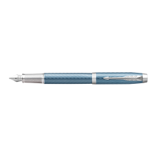 Parker ROYAL IM PREMIUM TÖLTŐTOLL KÉKES-SZÜRKE CIZELLÁLT, EZÜST KLIPSZ 2143651 toll