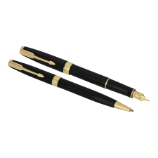 Parker Sonnet Black GT töltőtoll és golyóstoll ajándékszett (2 darabos) (2093371) toll