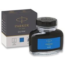 Parker üveges tinta, törölhető és mosható, kék ecset, festék
