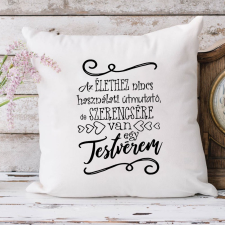  Párna testvérnek - Szerencsére van testvérem lakástextília
