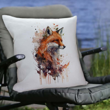  Párna vadászoknak - Festett rókával lakástextília