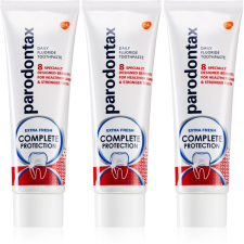 Parodontax Complete Protection Extra Fresh fluoridos fogkrém az egészséges fogakért és ínyért 3x75 ml fogkrém