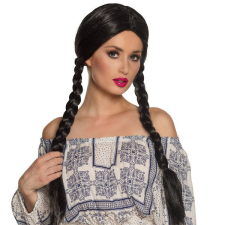  Paróka, copfos, fekete jelmez