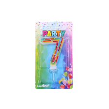  Parti gyertya 7-es szám party kellék