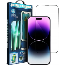 Partner Tele.com 5D Edzett Üveg iPhone 12 Fekete + Applikátor ( ) mobiltelefon kellék