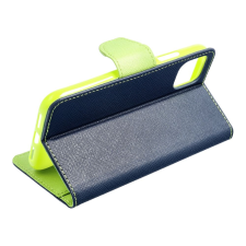 Partnertele Fancy Book case SAMSUNG S24 ULTRA tengerészkék / lime tok tok és táska
