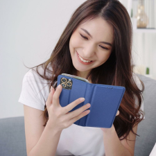 Partnertele Smart Case könyvtok SAMSUNG A05S Tengerészkék tok és táska