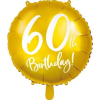 Party Deco Fólia Lufi Arany Boldog Születésnapot 60-es 45cm FB24M-60-019 (PARX1225)