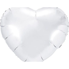 Party Deco Fólia Lufi Fehér Szív 45cm FB9M-008 (PARX1247) party kellék