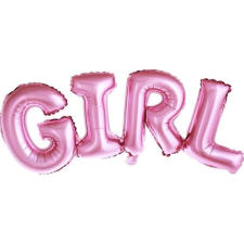 Party Deco Fólia Lufi Girl Felirat 74x33cm - Rózsaszín FB7M-081 (PARX1406) party kellék