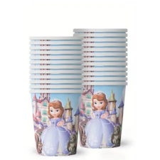  Party Kellék. Szófia hercegnős papír pohár 10 db/csomag party kellék