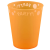 PARTY Orange, Narancssárga pohár, műanyag 250 ml