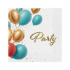 PARTY Party Balloon szalvéta 20 db-os 33x33 cm