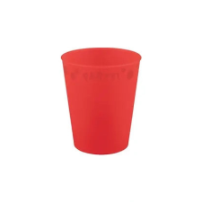 PARTY Piros Bright red micro prémium műanyag pohár 250 ml babaétkészlet