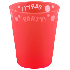 PARTY Red, Piros pohár, műanyag 250 ml babaétkészlet