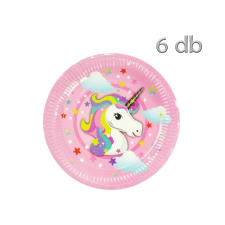  Party tányér csomag, unikornis, rózsaszín ajándéktárgy