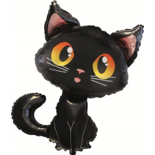 PartyDeco Fekete Macska Black Fólia Lufi 90 cm (645360) party kellék
