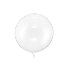 PartyDeco Orbz léggömb, 40cm, átlátszó party kellék