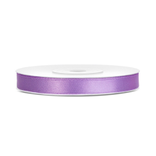 PartyDeco Szatén szalag levendula lila 6mm/25m szalag, zsinór