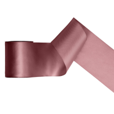PartyDeco Szatén szalag sötét púderrózsaszín 100mm/25m szalag, zsinór