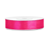 PartyDeco Szatén szalag sötét rózsaszín 12mm/25m
