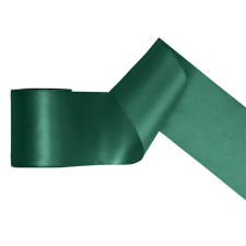 PartyDeco Szatén szalag sötétzöld 100mm/25m szalag, zsinór