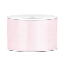 PartyDeco Szatén szalag világos púder rózsaszín 38mm/25m szalag, zsinór