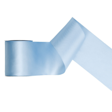 PartyDeco Szatén szalag világoskék 100mm/25m szalag, zsinór
