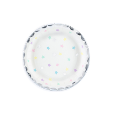 PartyDeco Tányérok Unicorn - Stars, 18 cm (1 pkt / 6 db.) party kellék
