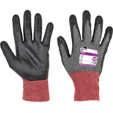  PARVA nitril védőkesztyű feket/szürke 8