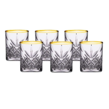 Pasabahce Timeless vodkás pohár szett 62 ml 4 darabos arany pálinkás pohár