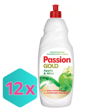 PASION GOLD Passion Gold mosogatószer alma &amp; menta illat 850ml KARTON - 12db tisztító- és takarítószer, higiénia