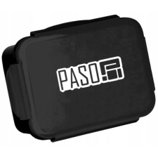 PASO BeUniq műanyag uzsonnás doboz - Black and white (PP23BI-3036) uzsonnás doboz