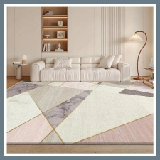 Pasztell geometria bársonyszőnyeg – 160x230 cm LP919422-4 lakástextília