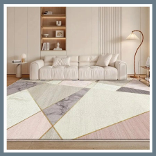 Pasztell geometria bársonyszőnyeg – 160x230 cm LP919422-4 lakástextília