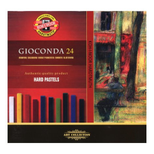  Pasztellkréta, kemény, KOH-I-NOOR "Gioconda 8114/24", 24 különböző szín pasztellkréta