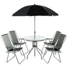 Patio Madura Kerti Bútor Garnitúra (4 Szék, Asztal, Napernyő) kerti bútor