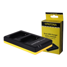 PATONA Dupla gyorstöltő Nikon EN-EL12, ENEL12 Micro-USB kábellel együtt digitális fényképező akkumulátor töltő
