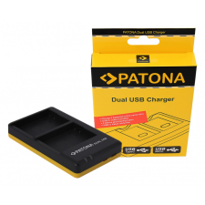 PATONA Dupla gyorstöltő Nikon EN-EL14, ENEL14, USB-C kábellel együtt digitális fényképező akkumulátor töltő