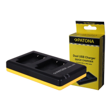 PATONA Dupla gyorstöltő Nikon EN-EL19, ENEL19 Micro-USB kábellel együtt digitális fényképező akkumulátor töltő