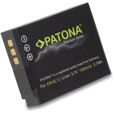 PATONA Nikon EN-EL12 kompatibilis, 1000 mAh, Li-Ion Premium digitális fényképező akkumulátor