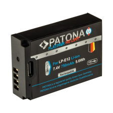 PATONA PT1396 (LP-E12) akkumulátor Canon fényképezőgépekhez 750mAh (PT1396) digitális fényképező akkumulátor