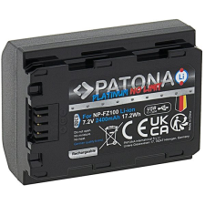PATONA Sony NP-FZ100 kompatibilis, 2400 mAh, Li-Ion, Platinum, USB-C töltés digitális fényképező akkumulátor