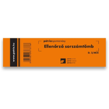 Pátria Design Ellenőrző sorszámtömb 100 lapos 146x40 mm vegyes nyomtatvány