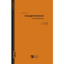 Pátria Nyomtatvány Anyagkivételezési keretutalvány 25x3 lapos tömb A/4 álló nyomtatvány