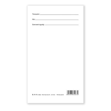 Pátria Nyomtatvány Bérfizetési boríték tasak 110x190 mm fehér nyomtatvány