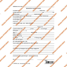 Pátria Nyomtatvány Értesítés újszülöttről szabadlap A/5 álló nyomtatvány
